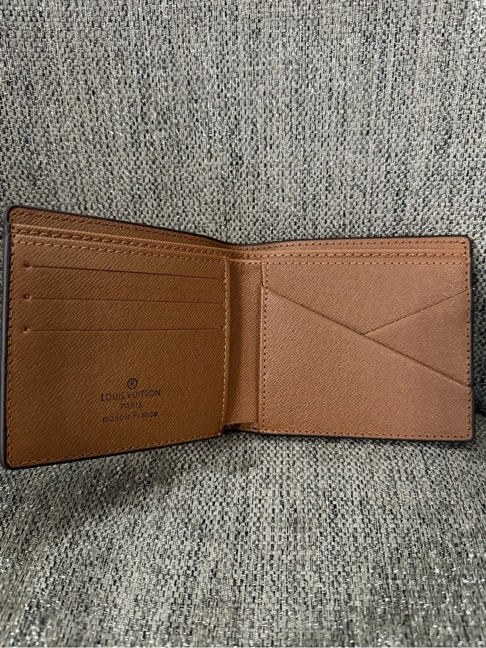 Louis Vuitton Brown Monogram Canvas Card Holder Wallet